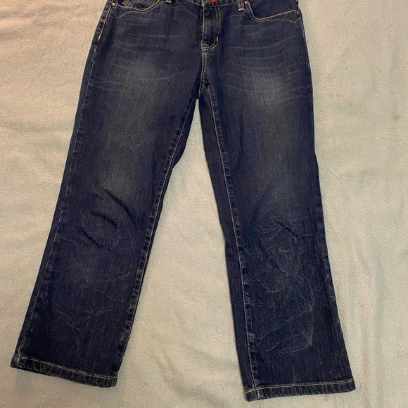 Tommy Hilfiger low rise boot cut blue jeans - Picture 3 of 5